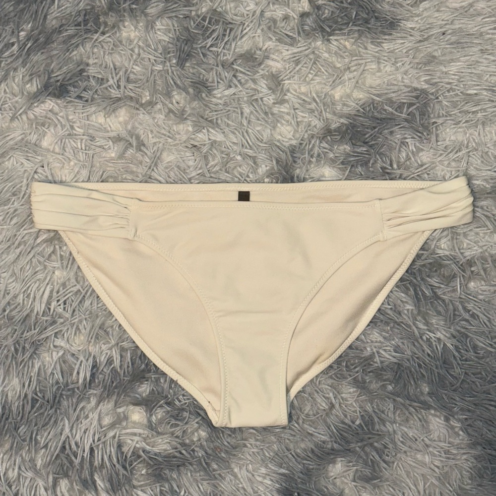 Charlotte Russe Cream Bikini Bottoms